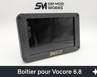 Vocore 6.8 Inch Sim Racing Monitor Housing | Aluminum Profile Dashboard Mount | Universal 4040/4080 LCD Monitor Housing
