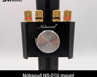 Nobsound NS-01G Pro Amplifier + Dedicated PSU (Bass Shakers) - 4040/4080 Aluminum Profile Mounting
