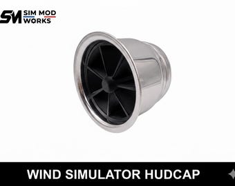 Wind Simulator Sim Racing Outlet Trim - Ventilation Duct Finish - Rig Mounting Aluminum Profile (set of 2)