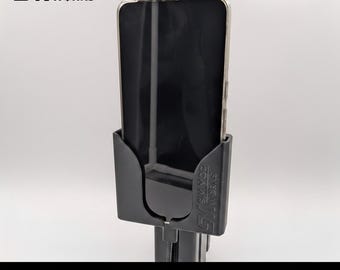 Phone Holder for Sim Racing Chassis - Side Storage on 4040 / 4080 /... Aluminum Profile