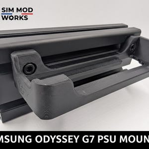 Samsung Neo Odyssey G7 Voedingsbeugel voor Cockpit Sim Racing - 4040 / 4080 Aluminium Profielbevestiging