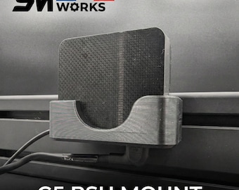 Samsung Odyssey G5 Individual Power Supply Bracket - Sim Racing Cable Management - 4040/4080 Aluminum Profile Mounting