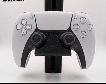 PS5 Controller Holder for Sim Racing Chassis - DualSense Storage Hook - 4040/4080 Aluminum Profile Mount