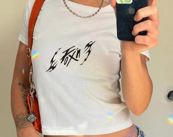 Fixon Mingi Ateez Graphic Baby Tee In Your Fantasy Shirt World Tour Concert Gift for Atiny Ateez fan Eight Makes One Team