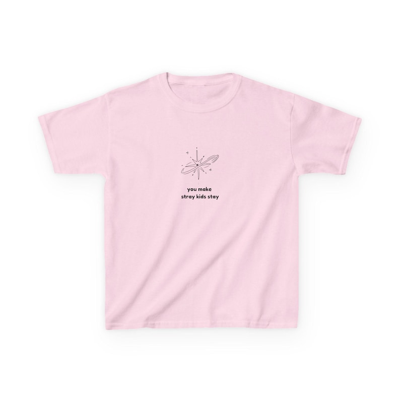 you make skz stay- stray graphic baby tee - hyunji.n feli.x bang cha top - Subtle kpop T-Shirt - hop ate giant rock-star Fan Gift image 5