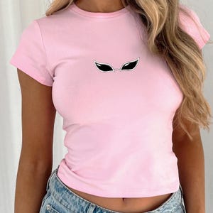 doffy glasses do.flamingo - Graphic Baby Tee - donquixote pirates Inspired - Subtle Anime T-Shirt - OP Piece - minimal string design