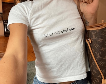 lol ur not choi san Ateez Graphic Baby Tee Towards The Light: Will to Power Shirt World Tour Concert Gift for her Gift for Atiny Ateez fan