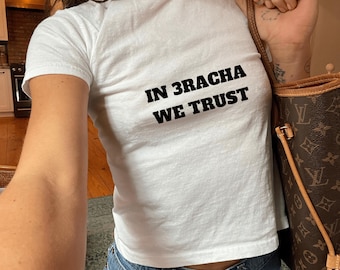 in 3racha we trust - stray graphic baby tee - skzoo skz top - Subtle kpop T-Shirt - hop ate giant rock-star Fan Gift