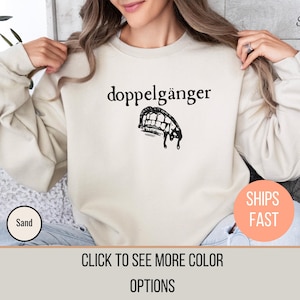 Doppelganger Vampire Mystic Sweatshirt, Vintage Mystic Falls Shirt, Vampire Shirt, Vampire Lover, TVD Fan, Gift For Halloween, Vampire Fan