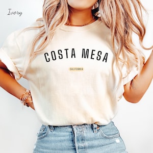Comfort Colors® California Tee Cali Girl Shirt West Coast Tee Costa Mesa CA California Shirt Trendy California Shirt California State