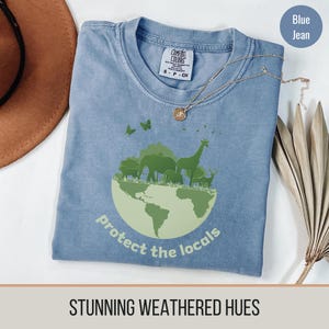 Protect The Locals Wildlife T-Shirt, Gift For Nature Lover, Animal Lover, Protect National Parks, Granola Girl Shirt, Earth Day Shirt