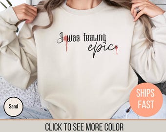 Sudadera "Feeling Epic Vampire", regalo para fans de Mystic Falls TVD