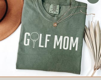 Comfort Colors Golf Mom Shirt, Golf Lover Tee