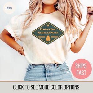 Protect National Parks T-Shirt, Granola Girl Shirt, Respect The Local Wildlife, Gift For Nature Lover, Animal Lover, Protect Our Parks Tee