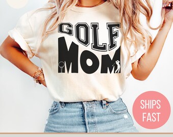 Comfort Colors Golf Mom Shirt, Golf Lover Tee, Unisex Fit