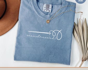 Seamstress(ed) Shirt, Sewciopath Tee Women Shirt Funny Sew TShirt Quilter Gift Sewing Lover Shirt Sewing Shirt Shirts for Women