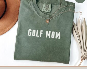 Comfort Colors Golf Mom T-Shirt, Unisex Fit