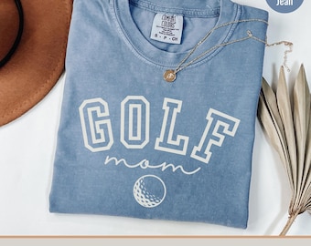 Comfort Colors Golf Mom Shirt, Family Golf Tee