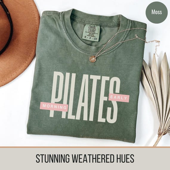 Buy Early Morning Pilates Shirt, Funny Workout Shirt for Pilates