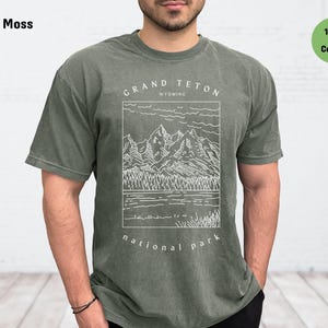 Grand Teton National Park Shirt Camping Gift for Family Trip Nature Lover Hiking Shirt Park Tee Outdoor Shirt Fathers Day Gift for Mom