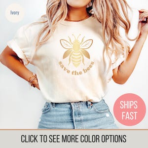 Save the Bees Tee Shirt, Respect The Local Wildlife T-Shirt, Gift For Nature Lover, Animal Lover, Protect National Parks, Granola Girl Shirt