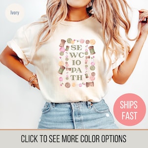 Camiseta "Sewciopath", Camiseta com trocadilho sobre costura, Presente para quilter