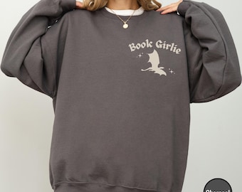 Sudadera Book Girlie Dragon, lectora de fantasía romántica oscura