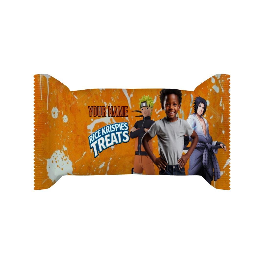 Naruto Custom Rice Krispie Labels, Digital Download, Kid's Birthday - Etsy