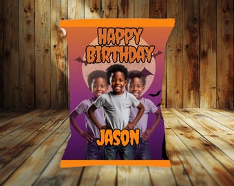 Halloween Custom Chipbag, Digital Download, Custom Treats