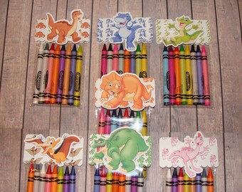 Land Before Time Made To Order Crayon Favor Bags (NOT A SET, Price is per bag)