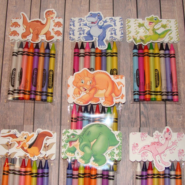 Land Before Time Made To Order Crayon Favor Bags (NOT A SET, Price is per bag)