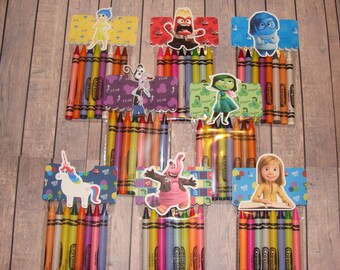 Inside Out Made To Order Crayon Favor Bags (NOT A SET, Price is per bag)