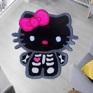 Hello Kitty Rug,hello Kitty Face Rug,personalized Hello Kitty Rug,pink ...