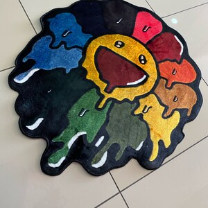 Murakami flower rug - Etsy 日本