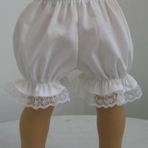 Doll Clothes-Made For 18" American Dolls, Lace Trimmed Bloomers fit AMERICAN DOLLS