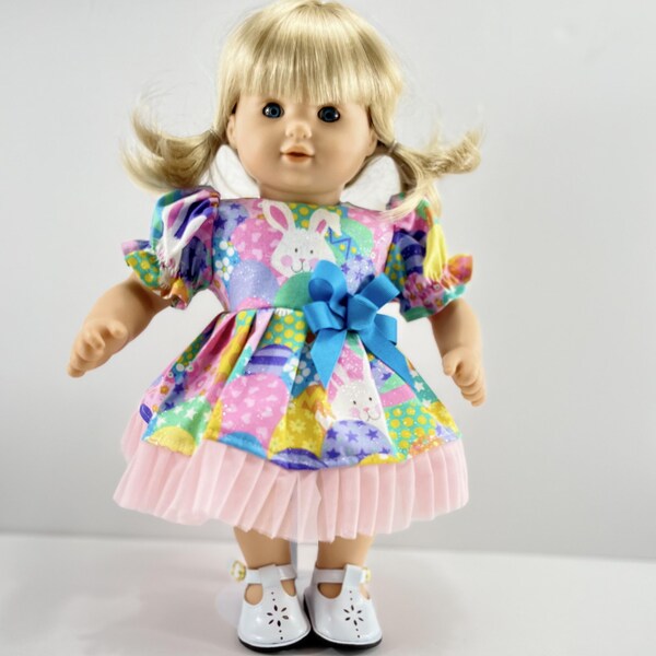 Doll Clothes-Made to Fit Bitty Baby  Dolls, Easter Bunny Dress made to fit BITTY BABY and Bitty Twins DOLLS