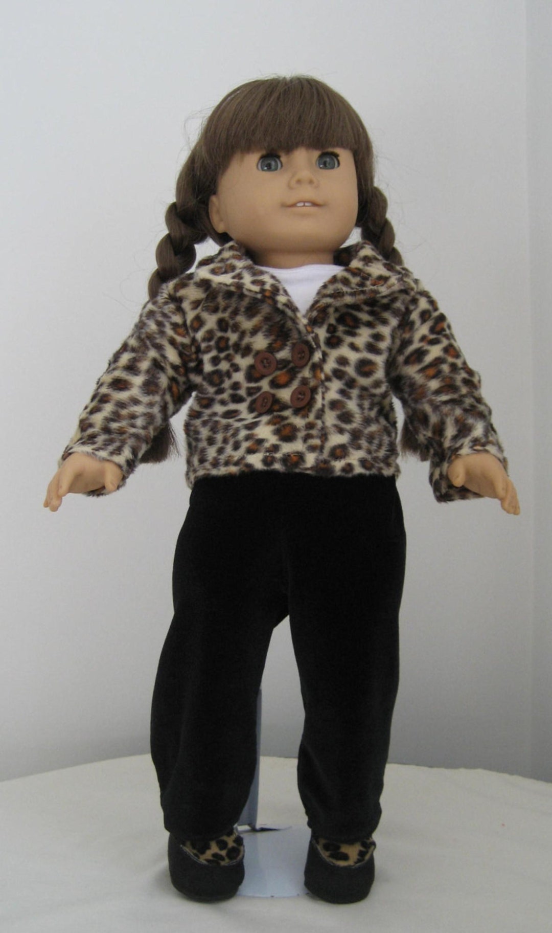 Doll Clothes Made to Fit AMERICAN GIRL DOLLS, 3 Piece Leopard Print ...