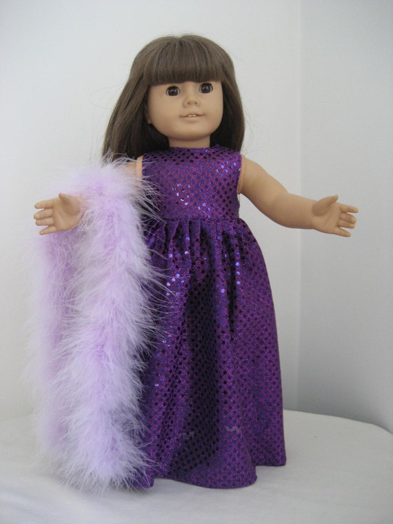 american girl purple sparkle outfit
