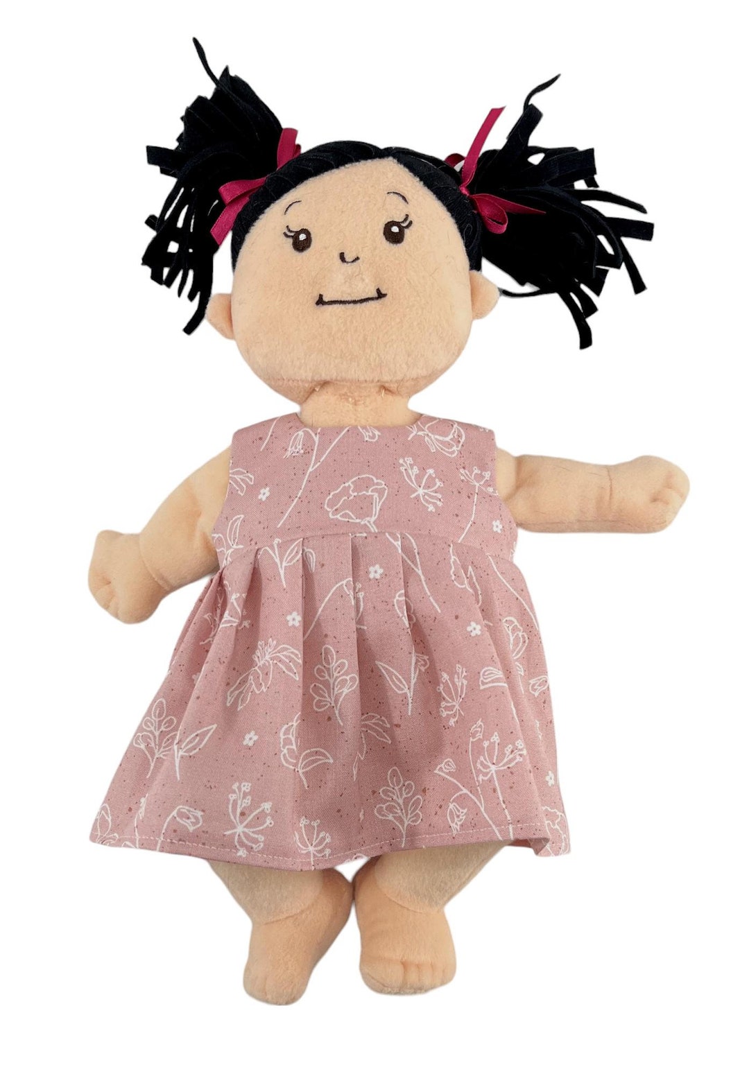 Doll Clothes Made to Fit Baby Stella Doll, Mauve and White Wildflower ...