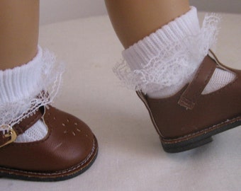 Shoes-Made to fit Bitty Baby and Bitty Twins DOLLS, Brown T Strap Shoes Made to  Fit Bitty Baby and Bitty Twins Dolls