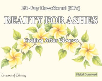 Heart healing Devotional Journal Bundle – KJV Scripture Cards (Digital Download)