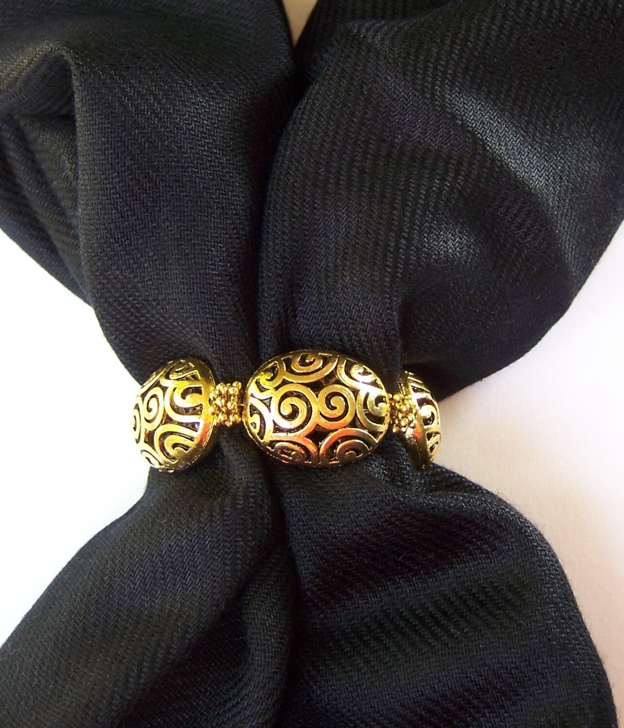 Scarf jewelryScarf ClaspClip Holder Clasp Gold Etsy