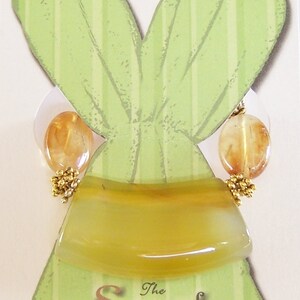 Scarf jewelry-Scarf Clasp-Clip Holder- Magnetic Clasp – Clear Mustard Color Stone for Scarf and Shawl
