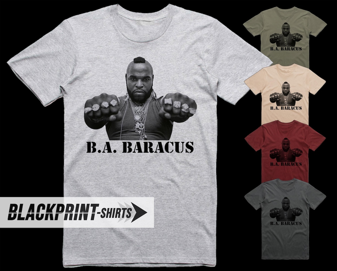Urban Backwoods T-Shirt Donna Ba Baracus - Maglietta In Cotone Premium, Regular Fit, Vestibilità Classica, Colori Brillanti, Taglie Dalla XS Alla XXXXXL