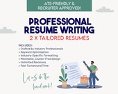 2x Custom Resumes | Professional Resume Writing Service | 4 Days or Less | ATS Friendly | 1-Column Resume Template Word | Jake's Resume