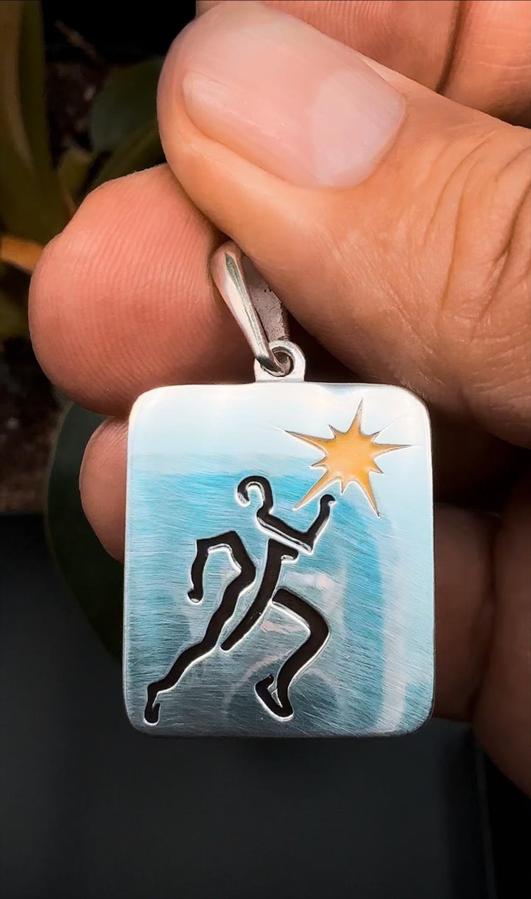 Polestar Pilates Logo Pendant – Sterling Silver 925 G