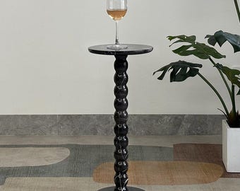Vintage Ikea Strind Rolling Round Table/Bar Cart