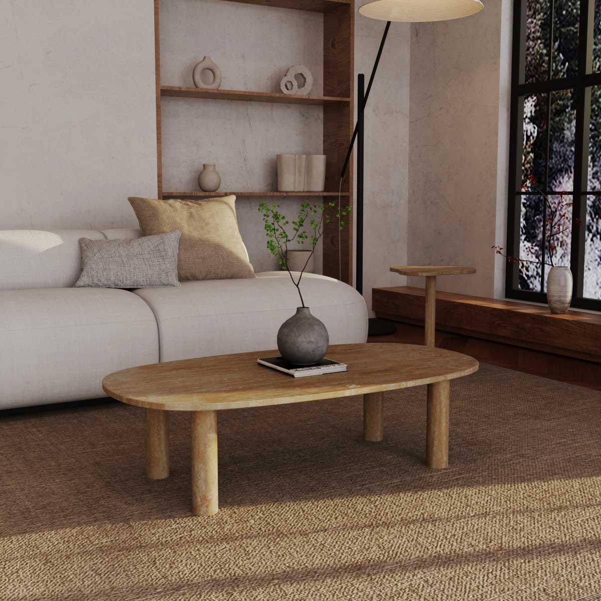 Square Curve Marble Table | Marble Coffee Table | Luxury Coffee Table | Marble Design | Coffee Table Decor For Living Room By OIXDESIGN