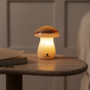 Lámpara de hongo moderna / Lámpara de ónix / Lámpara de mesa de hongo / Lámpara de paraguas / Lámpara recargable / Lámpara portátil LED Lámpara costosa de OIXDESIGN