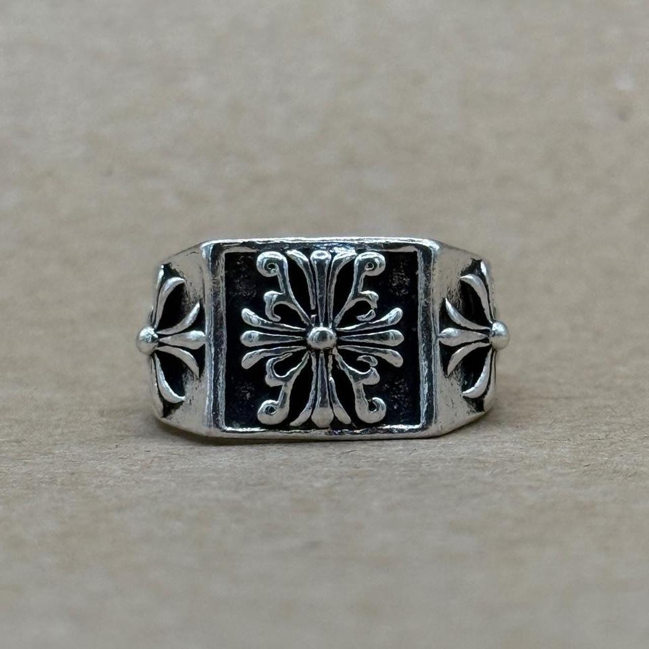 Chrome Hearts Cross Ring - Etsy